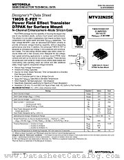 MTV32N25E-D datasheet pdf ON Semiconductor