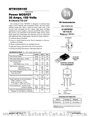 MTW35N15E-D datasheet pdf ON Semiconductor