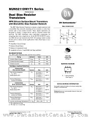MUN5211DW1T1-D datasheet pdf ON Semiconductor
