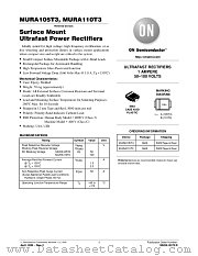 MURA105T3-D datasheet pdf ON Semiconductor