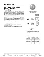 NB100ELT23L-D datasheet pdf ON Semiconductor