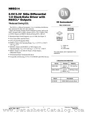 NBSG14-D datasheet pdf ON Semiconductor
