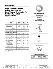 NSL05TT1-D datasheet pdf ON Semiconductor