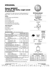 NTD32N06L-D datasheet pdf ON Semiconductor