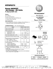 NTF6P02T3-D datasheet pdf ON Semiconductor