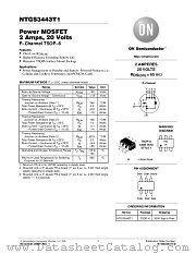 NTGS3443T1-D datasheet pdf ON Semiconductor