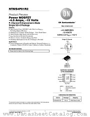 NTMS4P01R2-D datasheet pdf ON Semiconductor