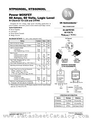 NTP60N06L-D datasheet pdf ON Semiconductor