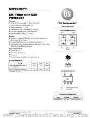 NZF220DFT1-D datasheet pdf ON Semiconductor