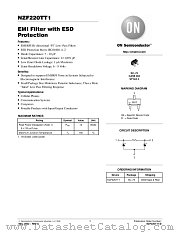 NZF220TT1-D datasheet pdf ON Semiconductor