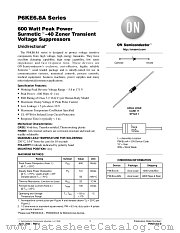 P6KE6.8A-D datasheet pdf ON Semiconductor