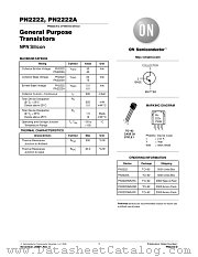 PN2222-D datasheet pdf ON Semiconductor