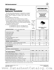 PZT2907AT1-D datasheet pdf ON Semiconductor