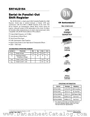 SN74LS164-D datasheet pdf ON Semiconductor
