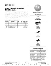SN74LS165-D datasheet pdf ON Semiconductor