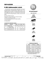 SN74LS259-D datasheet pdf ON Semiconductor
