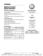 TRA3225-D datasheet pdf ON Semiconductor