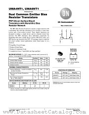UMA4NT1-D datasheet pdf ON Semiconductor