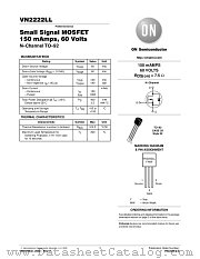 VN2222LL-D datasheet pdf ON Semiconductor
