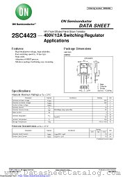 2SC4423 datasheet pdf ON Semiconductor