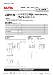 2SD1618 datasheet pdf ON Semiconductor