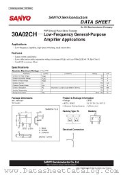 30A02CH datasheet pdf ON Semiconductor
