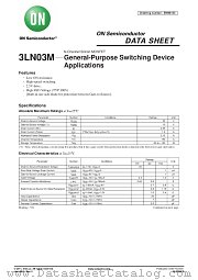 3LN03M datasheet pdf ON Semiconductor