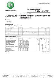 3LN04CH datasheet pdf ON Semiconductor