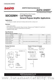 50C02MH datasheet pdf ON Semiconductor