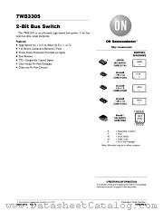 7WB3305 datasheet pdf ON Semiconductor