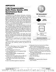 ADP3207D datasheet pdf ON Semiconductor