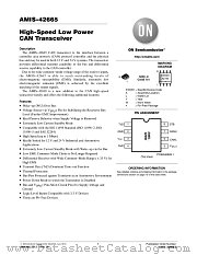 AMIS-42665 datasheet pdf ON Semiconductor