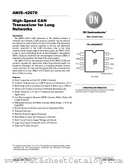 AMIS-42670 datasheet pdf ON Semiconductor