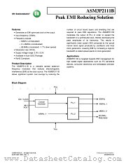 ASM3P2111 datasheet pdf ON Semiconductor