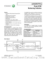 ASM3P2775 datasheet pdf ON Semiconductor