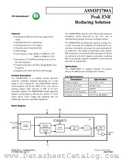 ASM3P2780 datasheet pdf ON Semiconductor