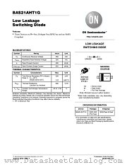 BAS21AHT1 datasheet pdf ON Semiconductor