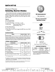 BAT41HT1 datasheet pdf ON Semiconductor