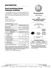 BAV70M3 datasheet pdf ON Semiconductor