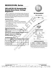 BZX55C2V4RL datasheet pdf ON Semiconductor