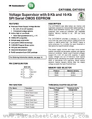 CAT15016 datasheet pdf ON Semiconductor