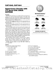 CAT1640 datasheet pdf ON Semiconductor