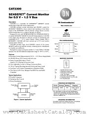 CAT2300 datasheet pdf ON Semiconductor