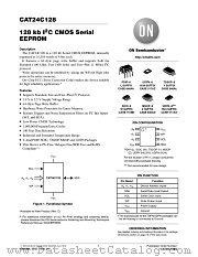 CAT24C128 datasheet pdf ON Semiconductor