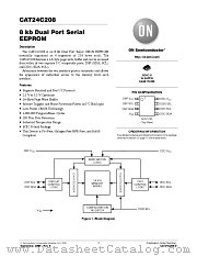 CAT24C208 datasheet pdf ON Semiconductor
