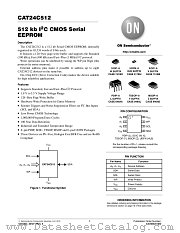 CAT24C512 datasheet pdf ON Semiconductor