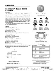 CAT25256 datasheet pdf ON Semiconductor