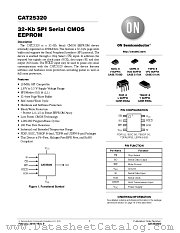 CAT25320 datasheet pdf ON Semiconductor