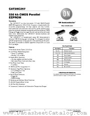 CAT28C257 datasheet pdf ON Semiconductor