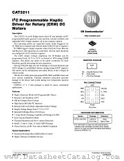 CAT3211 datasheet pdf ON Semiconductor